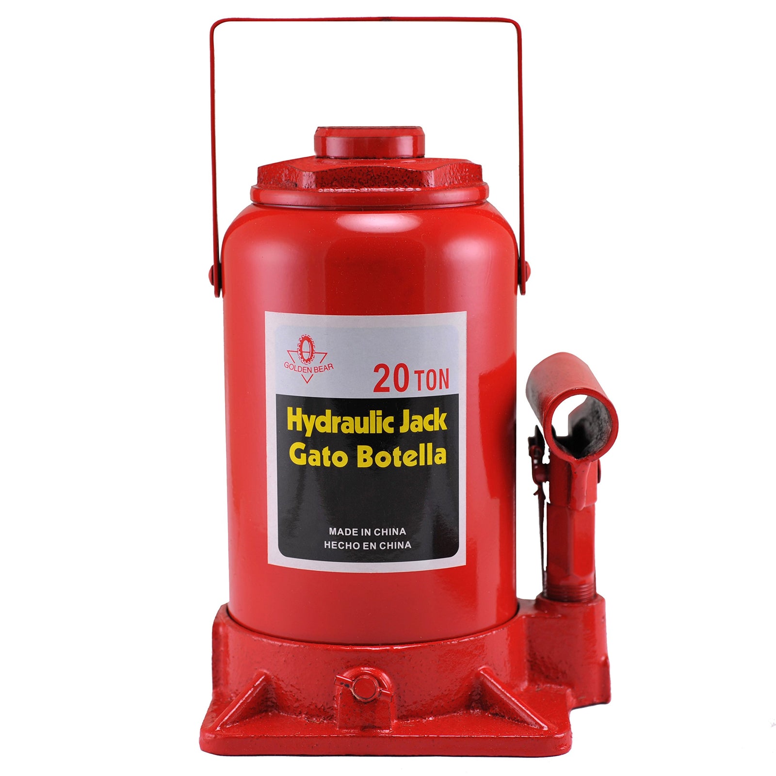 Hydraulic Bottle Jack, 20 Ton Capacity | High Lift, Heavy Duty