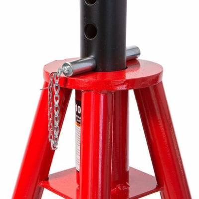 10 Ton jack Stand Extra Heavy Duty Pin Type Truck Semi Stands 28 to 47' 2 pack