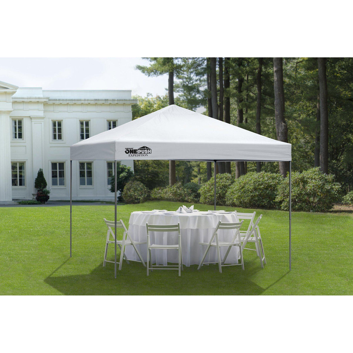 Quik Shade Expedition One Push 10 x 10 ft. Straight Leg Canopy, White