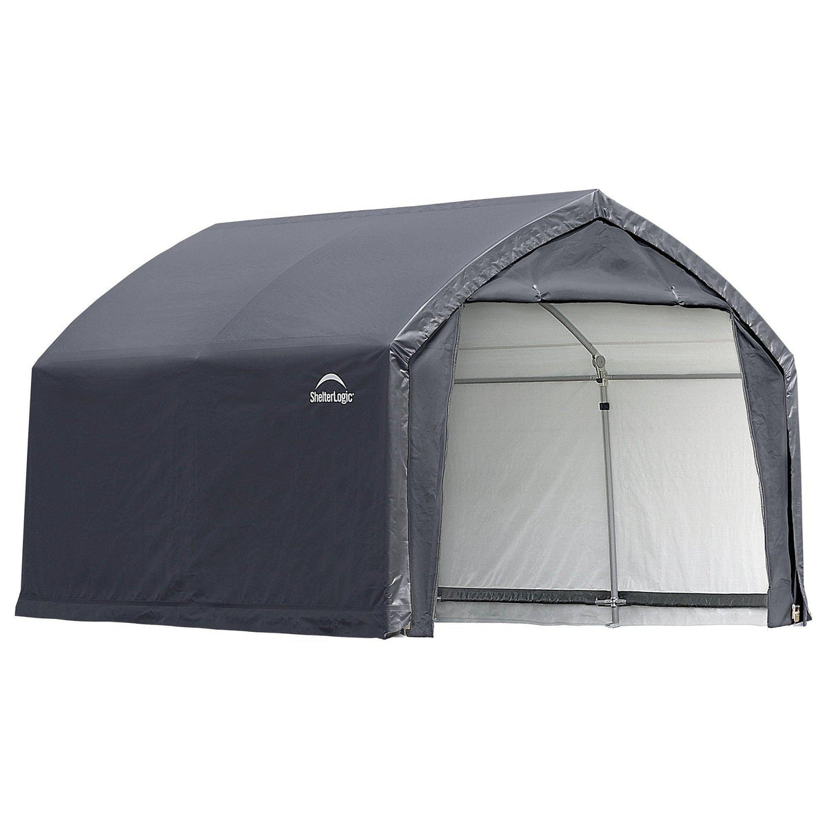 ShelterLogic 84548 Shelter ft Garages, 12 x 10 x 9', Gray