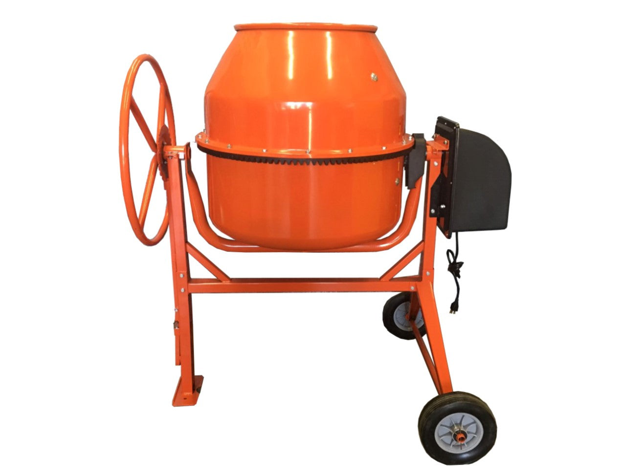 4.5 Cubic Feet Electric Cement Concrete Stucco Mortar Mixer Heavy Duty 2/3 HP