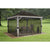 Messina # 43L Sun Shelter 12'x12 'Galvanized Steel roof, mesh Screen