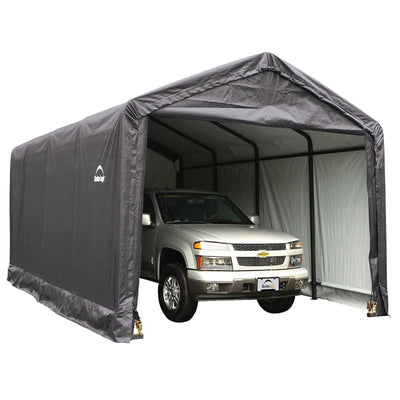 ShelterLogic ShelterTUBE Storage Shelter, Grey, 12 x 25 x 11 ft.
