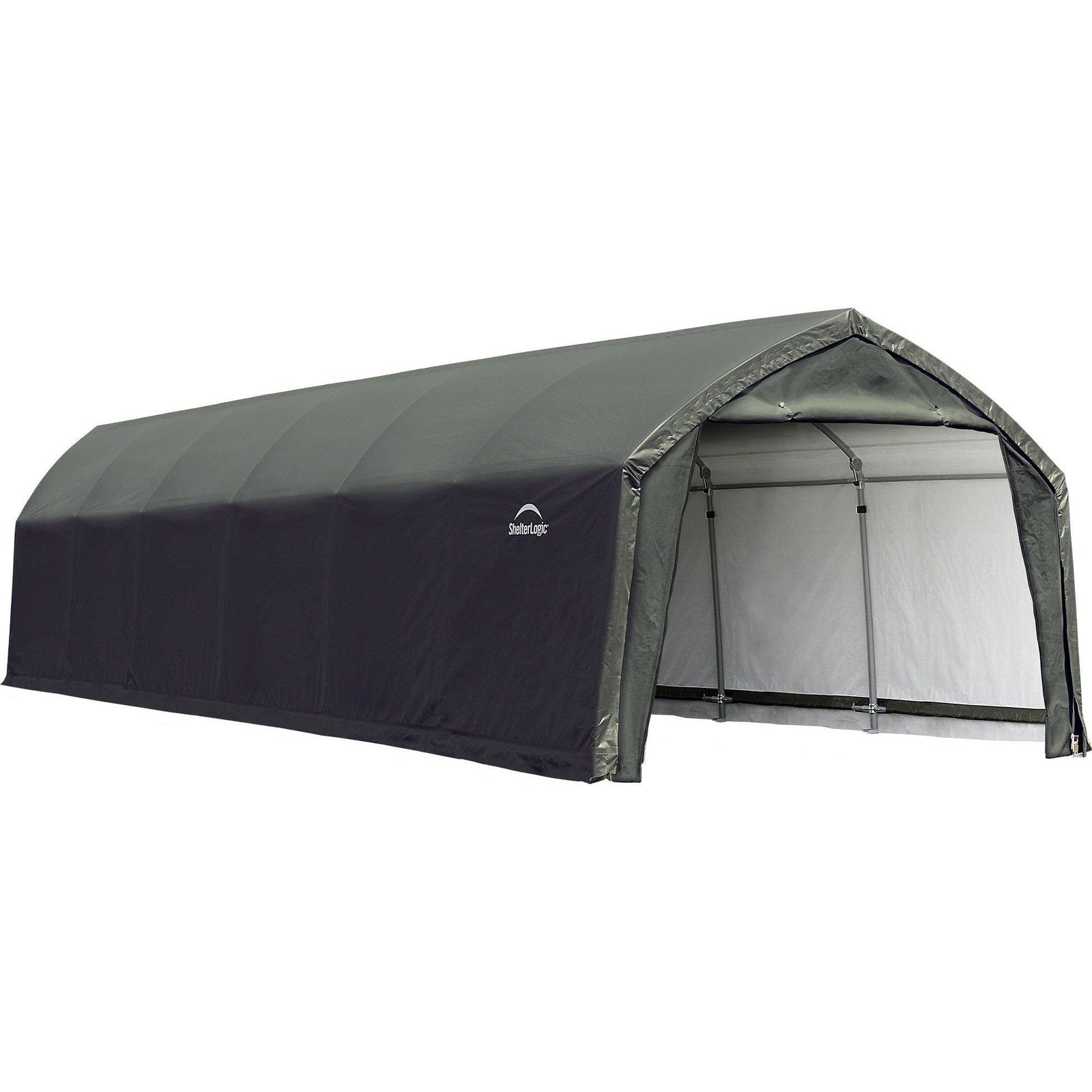ShelterLogic 84591 Shelter ft Garages, 12 x 30 x 9', green