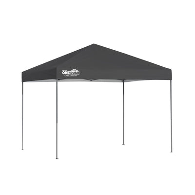 Quik Shade Expedition One Push 8 x 10 ft. Straight Leg Canopy, Charcoal