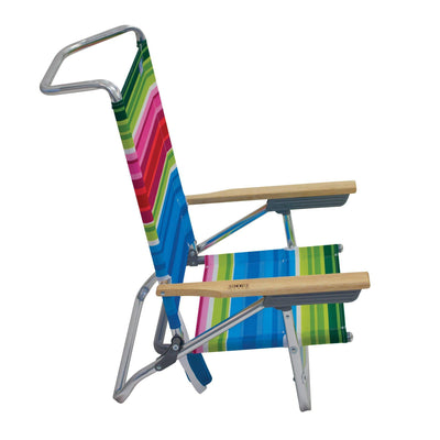 Rio Beach Classic 5 Position Lay Flat Folding Beach Chair