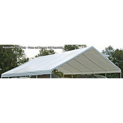 ShelterLogic UltraMax Canopy Replacement Cover, White, 30 x 30 ft. (Canopy Frame and Bungees Sold Separately)