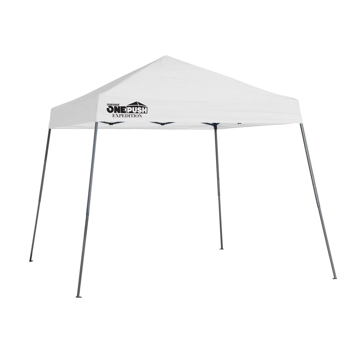 Quik Shade Expedition One Push 10 x 10 ft. Slant Leg Canopy, White