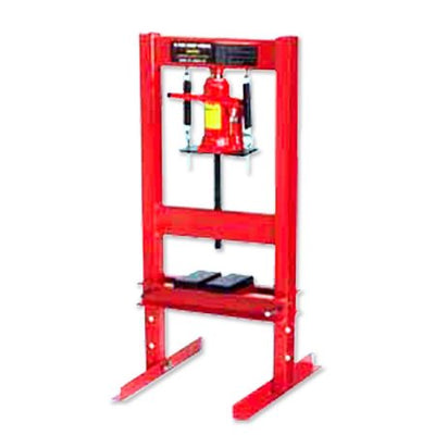 12 Ton Hydraulic Floor Standing Shop Press | Heavy Duty Open Front & Rear Design