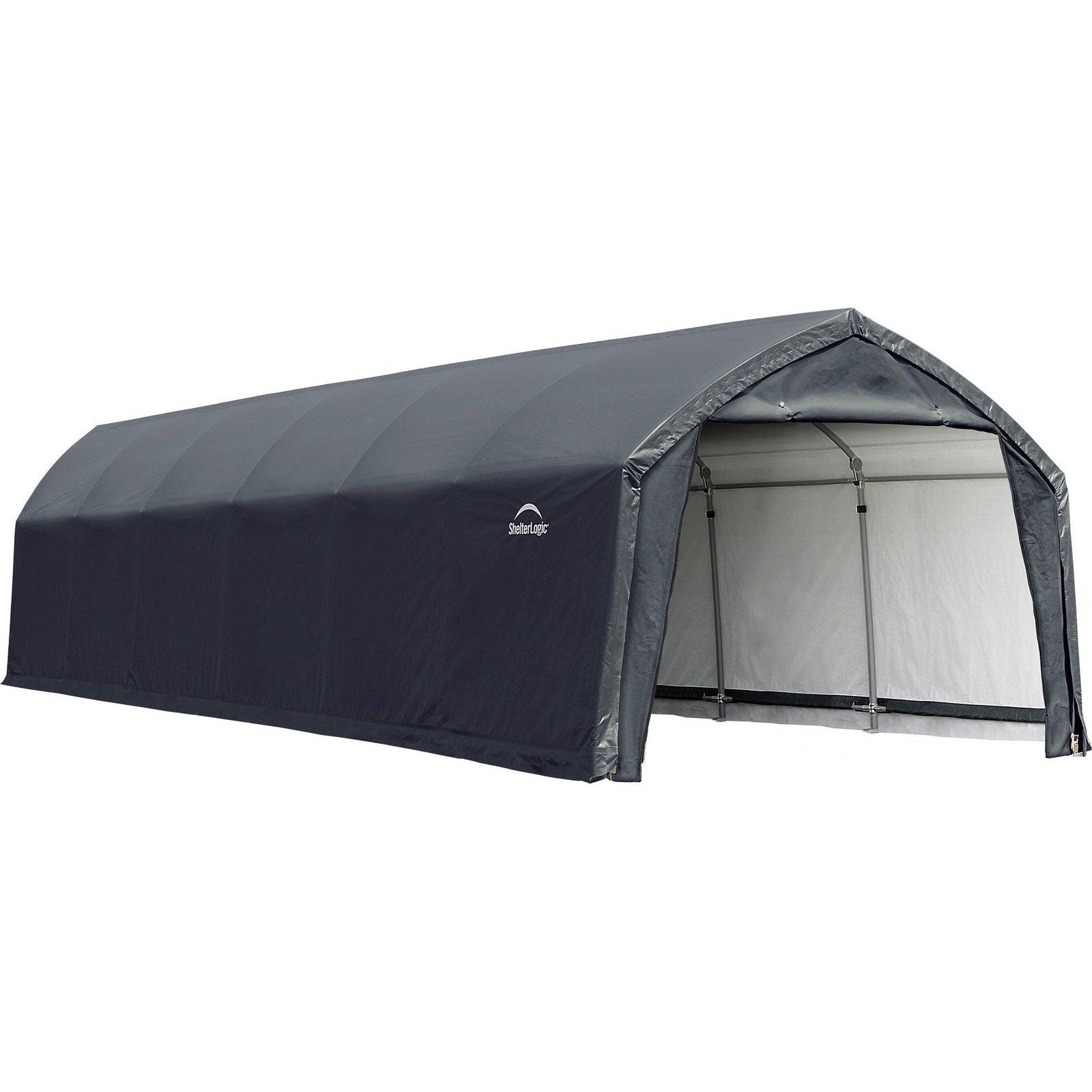 ShelterLogic 84592 Shelter ft Garages, 12 x 30 x 9', Gray