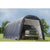 ShelterLogic 12-Ft.W Round-Style Instant Garage - 28ft.L x 12ft.W x 10ft.H, 1 5/8in. Frame, Grey, Model# 902233