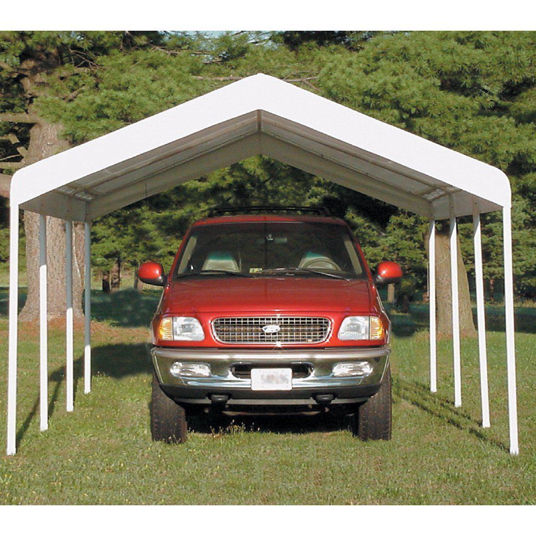 ShelterLogic SuperMax Heavy Duty Steel Frame Quick and Easy Set-Up Canopy 10' x 20'