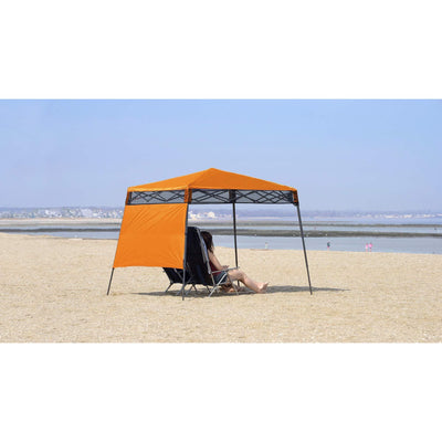 Quik Shade 7' x 7' Go Hybrid Pop-Up Compact and Lightweight Slant Leg Backpack Canopy