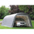 ShelterLogic 72332 Grey 12'x24'x8' Round Style Shelter