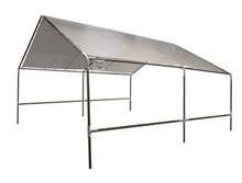 Carport Canopy Set (NO TARP) 1-7/8" Pipe 20 X 20 Ft