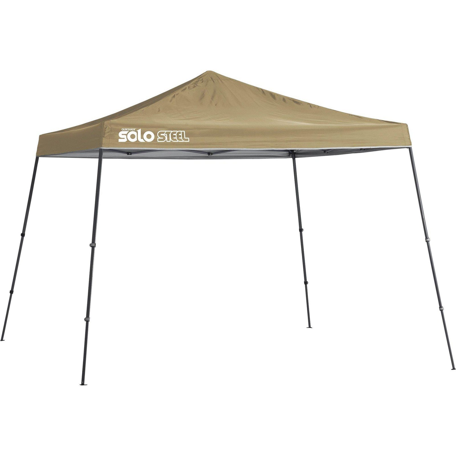 Quik Shade Solo Steel 11 x 11 ft. Slant Leg Canopy, Khaki