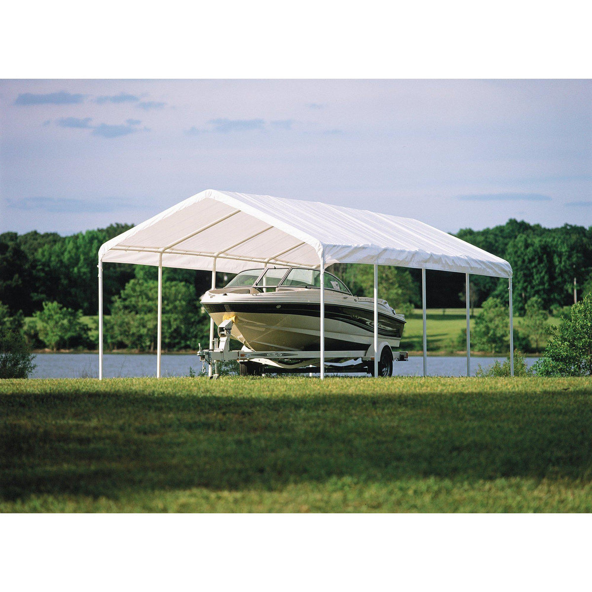 ShelterLogic SuperMax Canopy, White, 10 x 20 ft.