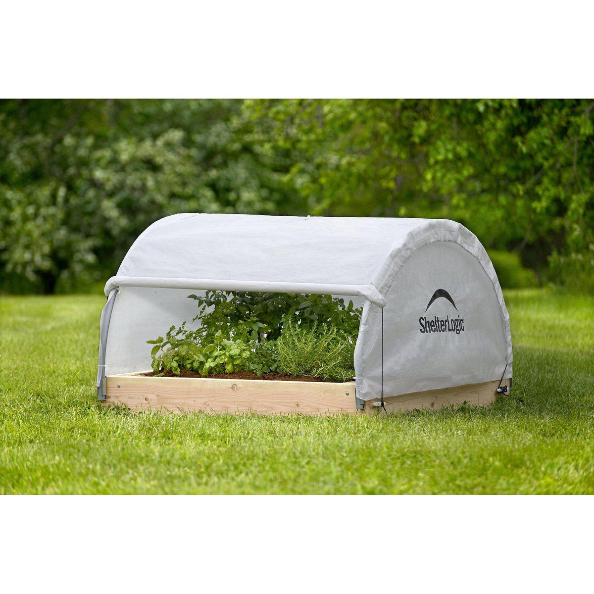 ShelterLogic GrowIT Round Raised Bed Greenhouse, 4 x 4 x 2 ft.