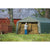 ShelterLogic 12 x 20 x 8-Feet Peak Style Hay Storage Shelter, Green Cover