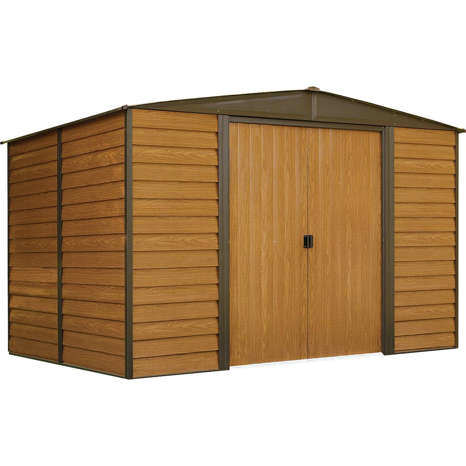 Arrow WR108 Woodridge EG, 10 by 8-Feet Steel Storage Shed, Neutral