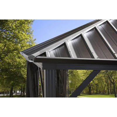 Dakota # 53 - Shelter 10'x12 'Steel roof, Nylon Screen