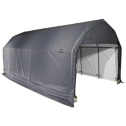 ShelterLogic 97153 Grey 12'x24'x9' Barn Shelter