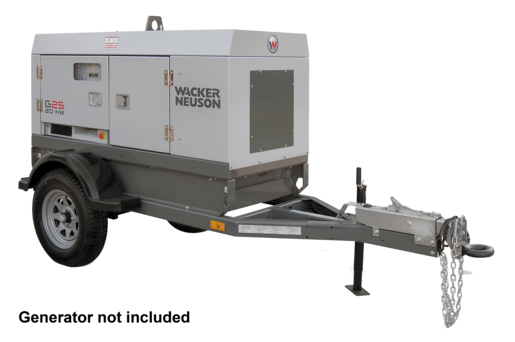 MGT1S Mobile Generator Trailer, Surge, Pintle Hitch