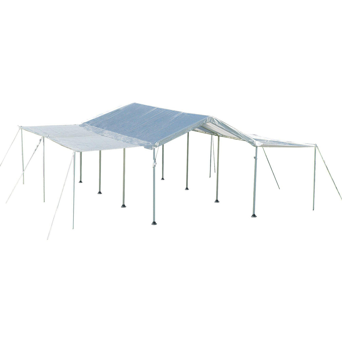 ShelterLogic MaxAP 2-in-1 Canopy with Extension Kit, White, 10 x 20 ft.