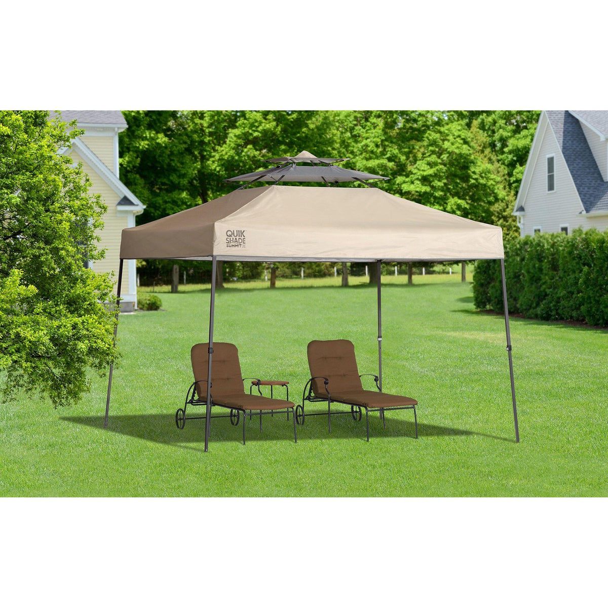 Quik Shade Summit 10 X 10 ft. Straight Leg Canopy, Taupe