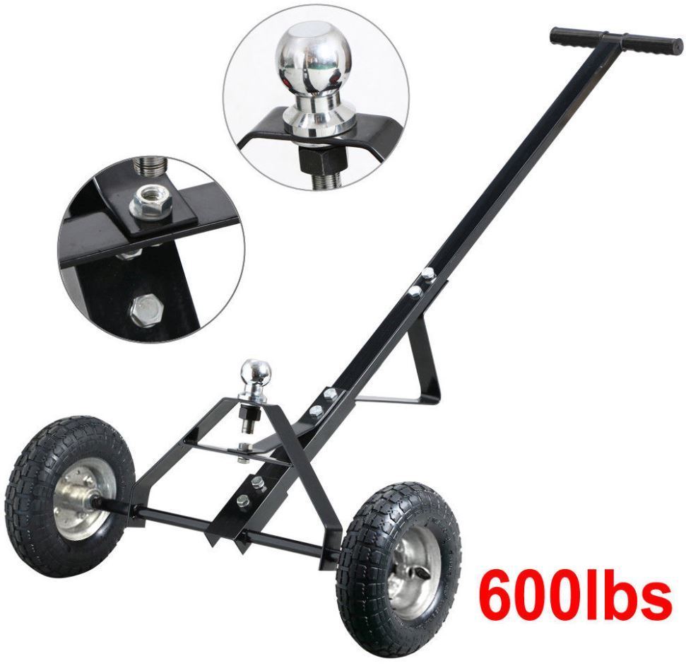 New 600lb HEAVY DUTY Utility Trailer Mover Hitch Boat Jet Ski Camper Hand Dolly