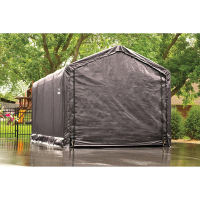 ShelterLogic ShelterTUBE Storage Shelter, Grey, 12 x 25 x 11 ft.
