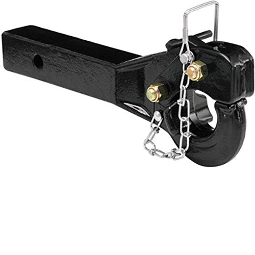 Receiver Mount Pintle Hook Heavy Duty Trailer Hitch 5 Ton - 2" Receiver