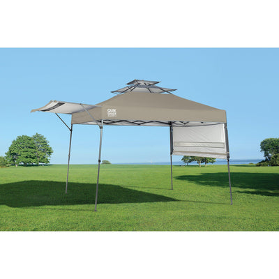 Quik Shade Summit Instant Canopy with Adjustable Dual Half Awnings