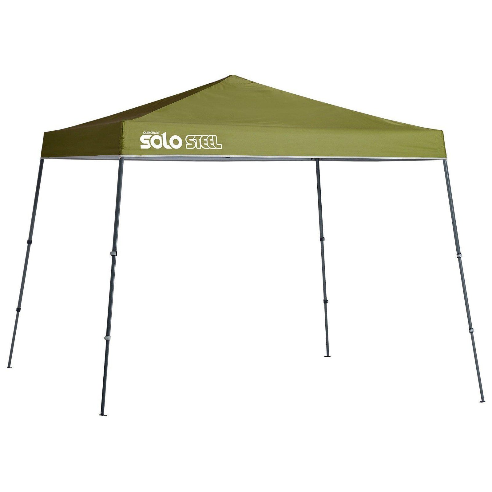 Quik Shade Solo Steel 11 x 11 ft. Slant Leg Canopy, Olive