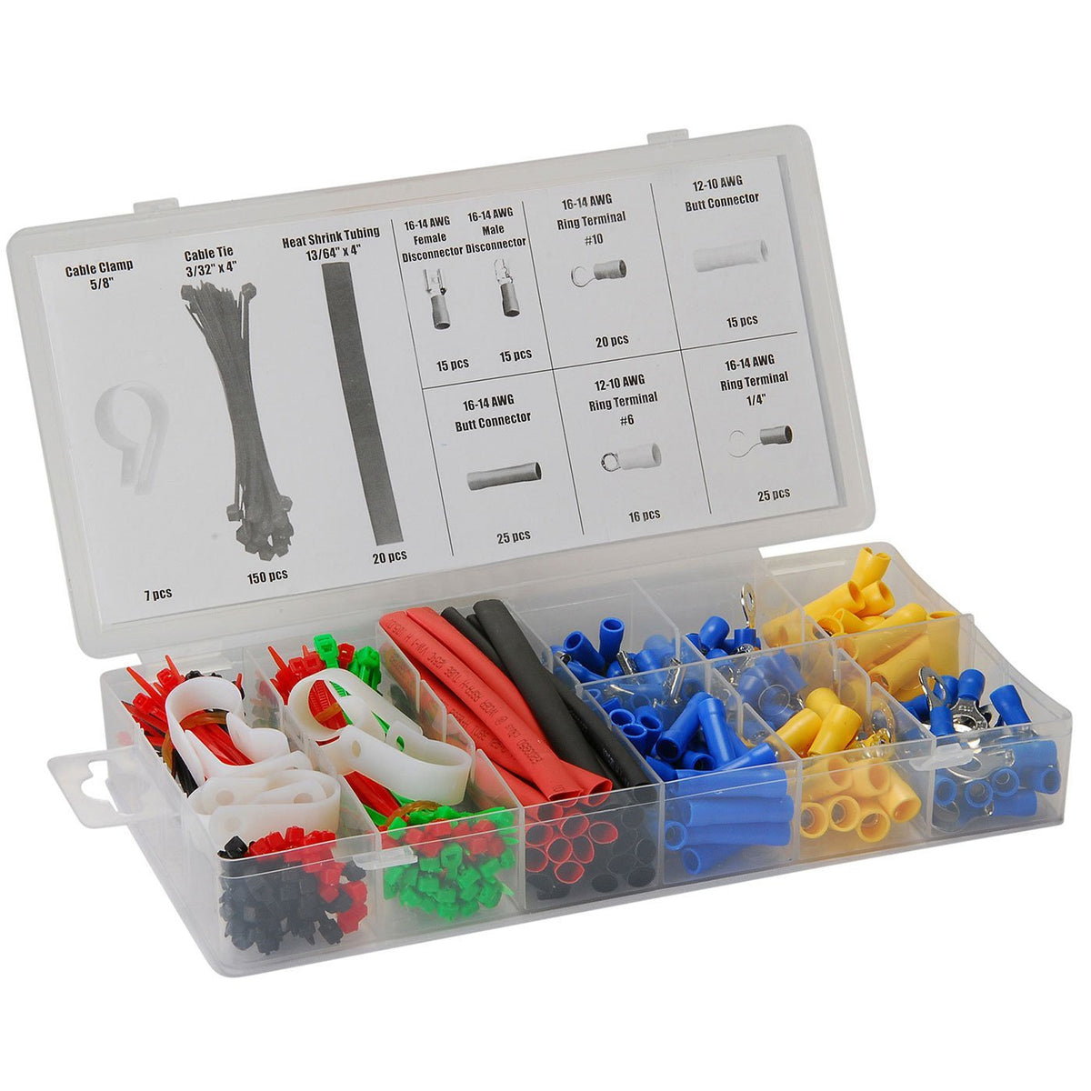 Electrical Assortment Kit 308 Pcs.