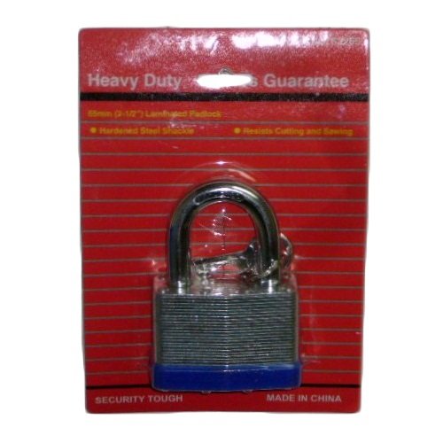 Padlock 65mm 2.5in Laminated Heavy Duty