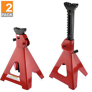 12 Ton Jack Stand | Ratcheting Pair Heavy Duty Lift Lock