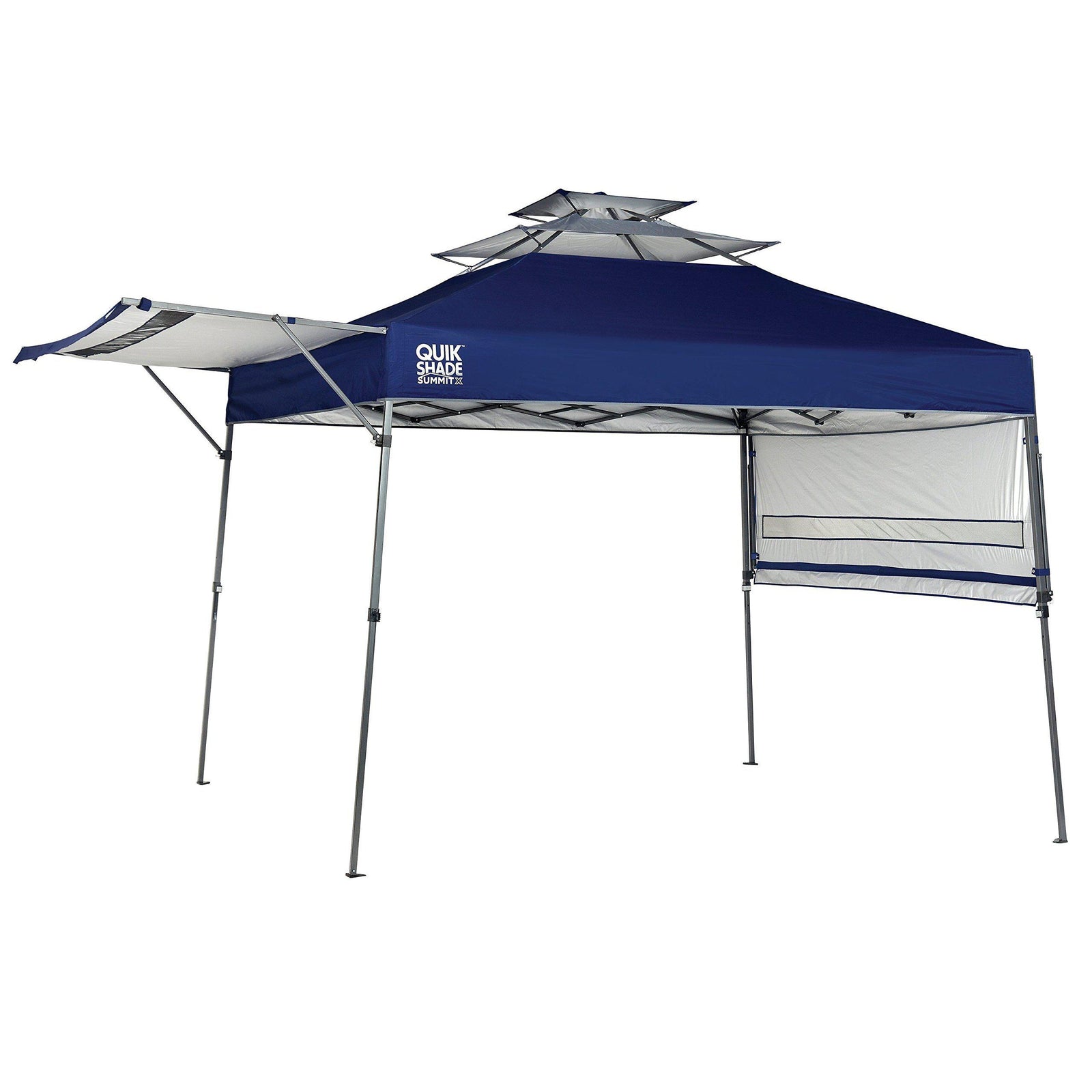 Quik Shade Summit Instant Canopy with Adjustable Dual Half Awnings