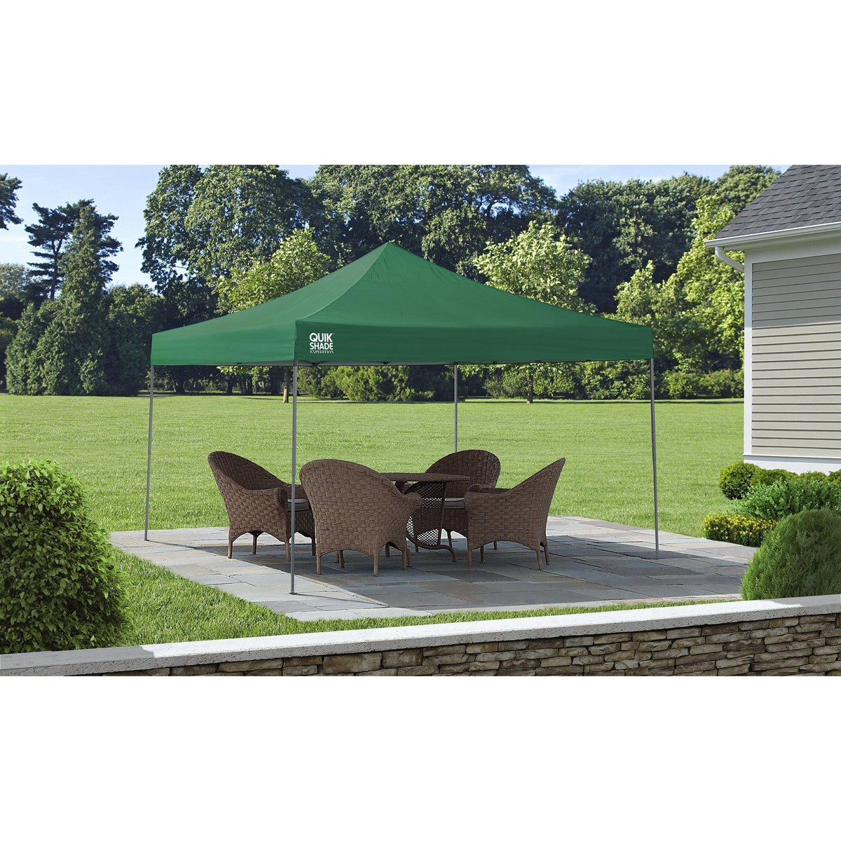 Quik Shade Expedition 12 x 12 ft. Straight Leg Canopy, Green