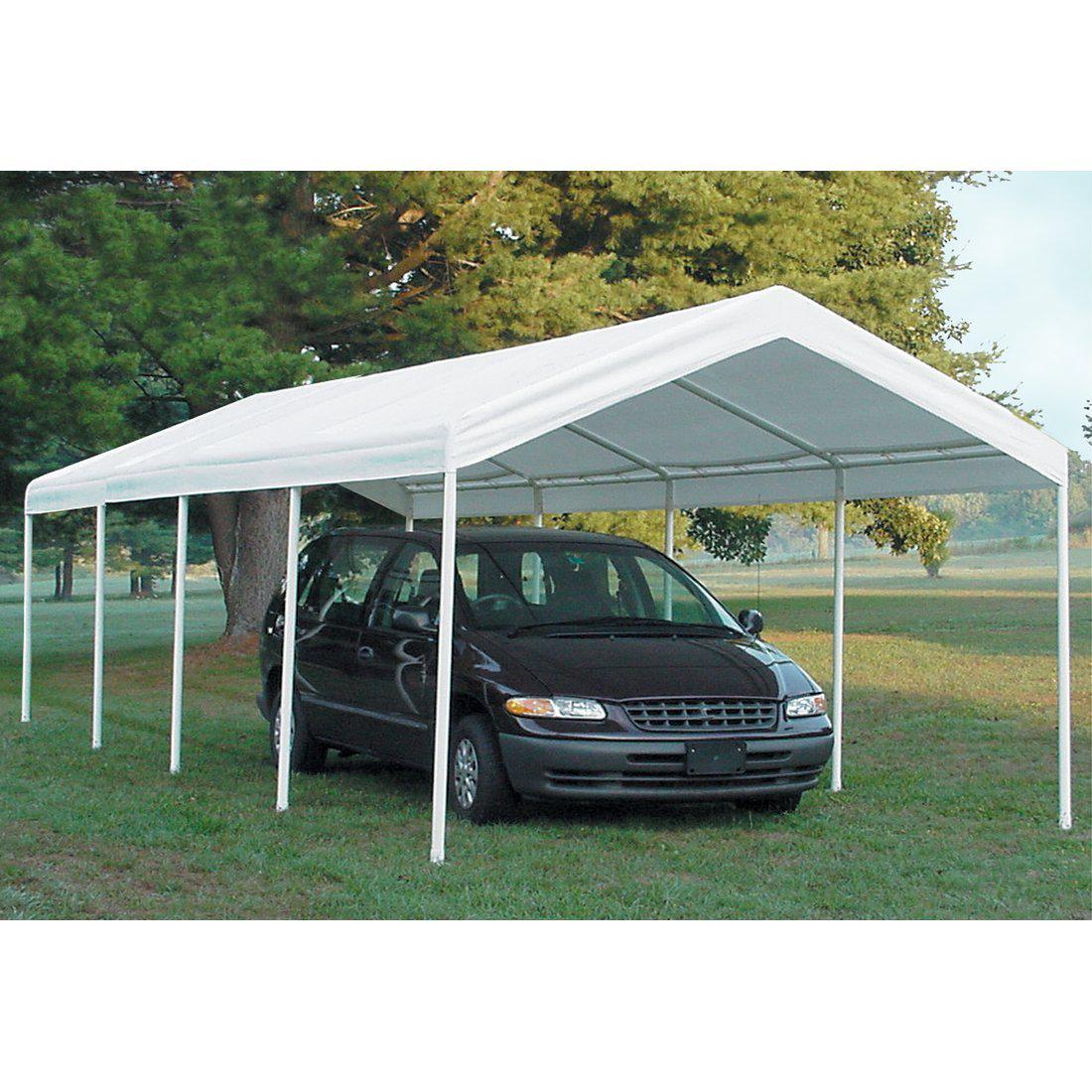 ShelterLogic SuperMax Canopy, White, 10 x 20 ft.