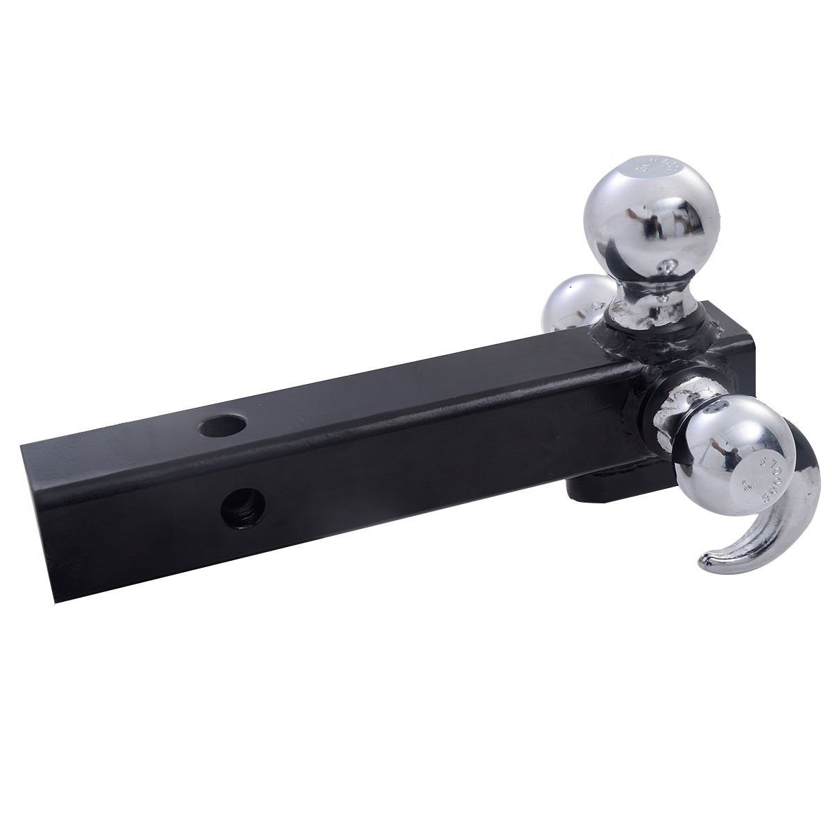 Triple 3 Ball Trailer tow Hitch Receiver Mount 1 7/8" 2" 2 5/16" Towing  w/ Hook
