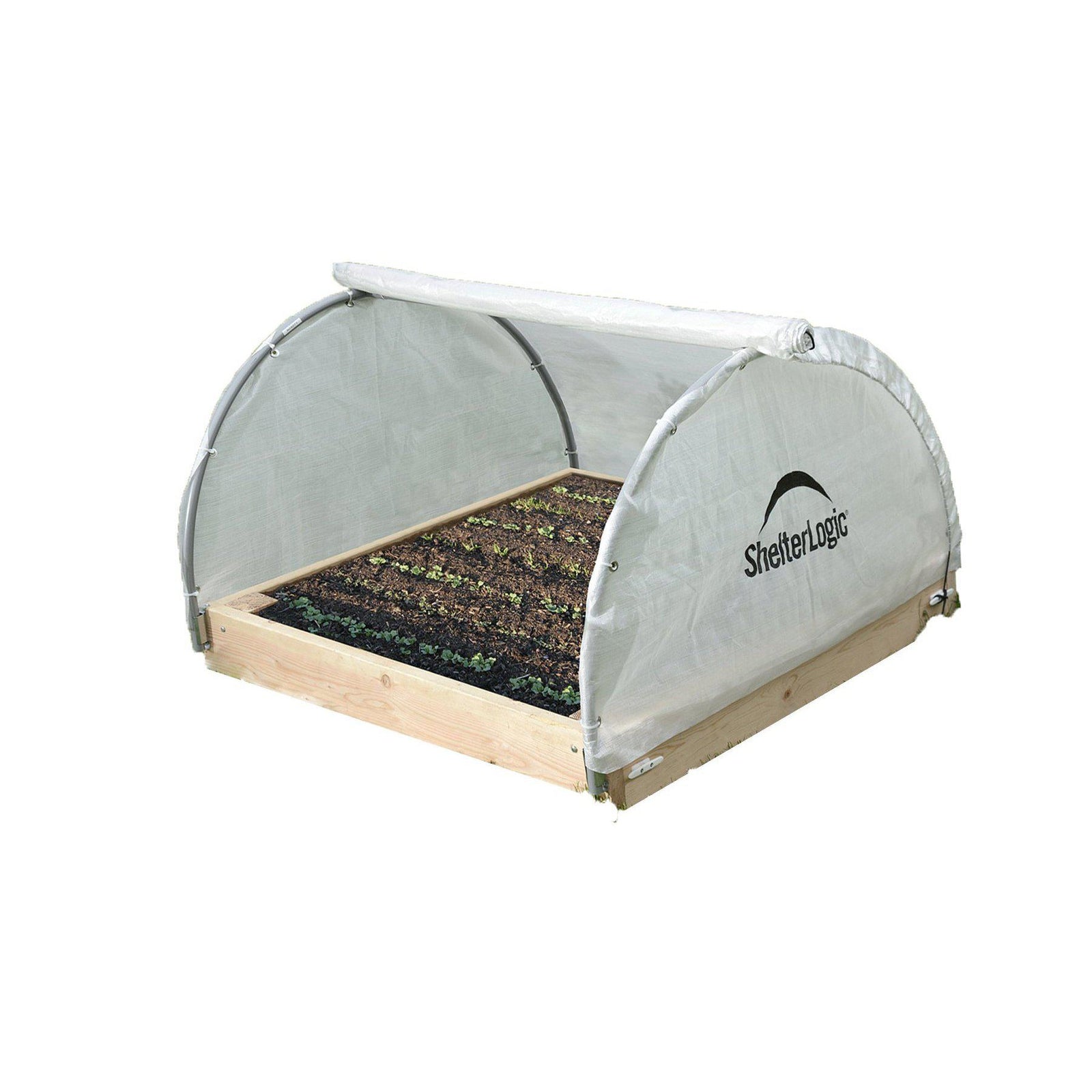 ShelterLogic GrowIT Round Raised Bed Greenhouse, 4 x 4 x 2 ft.