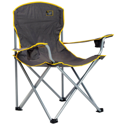 QuikShade 150239 Quik Chair Heavy Duty Folding Camp Chair - Grey
