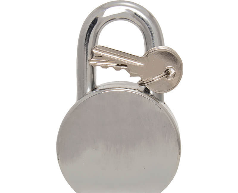 Short Shank 65mm Steel Ball Pad Lock Heavy Duty Garage Warehouse