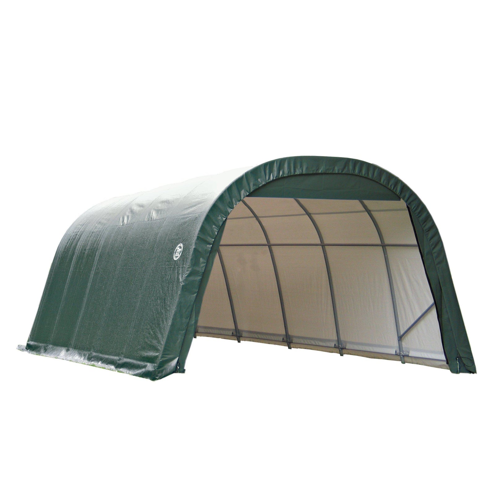ShelterLogic 71342 Green 12'x20'x8' Round Style Shelter