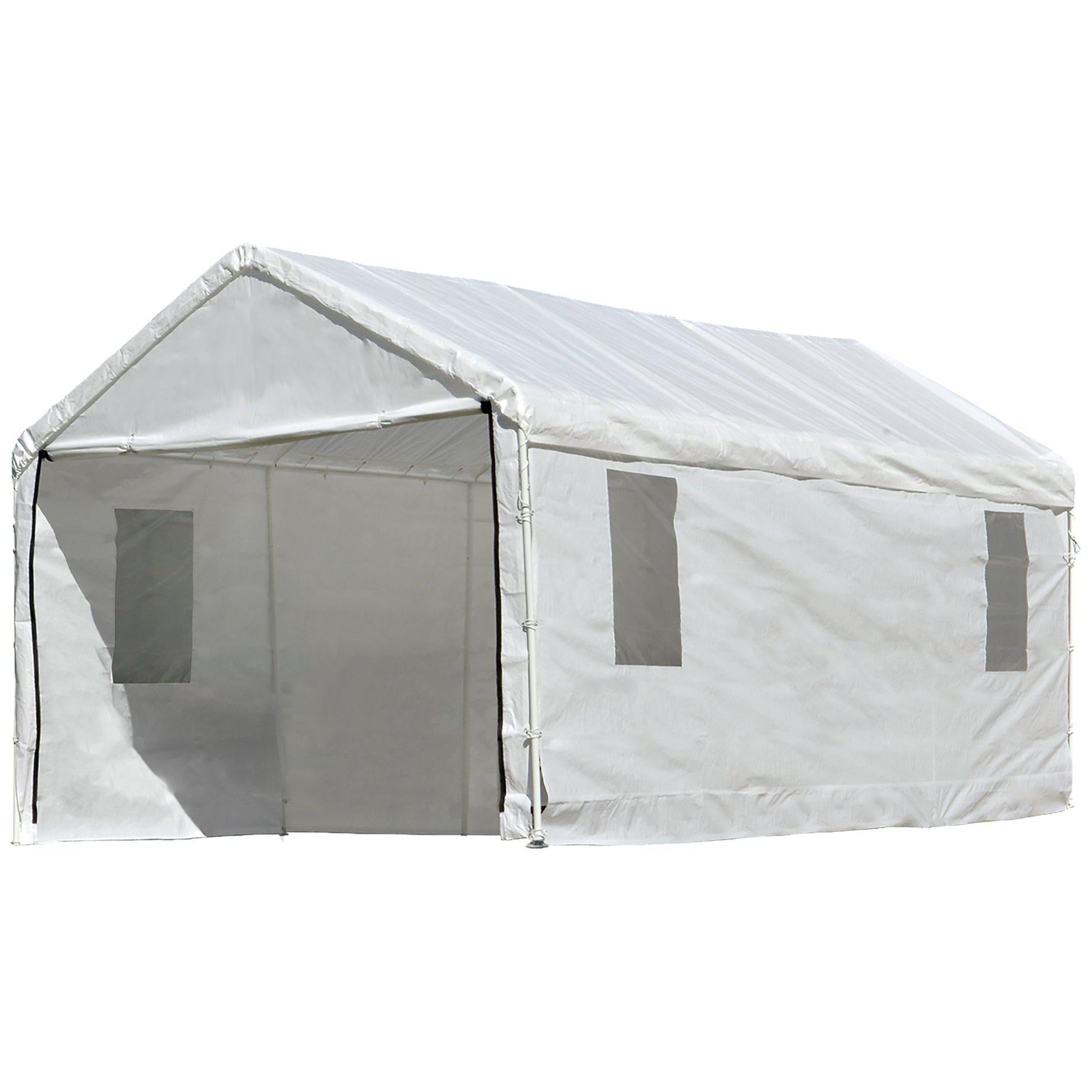 ShelterLogic MaxAP ClearView Enclosure Kit with Windows, 10 x 20 ft. (Frame and Canopy Sold Separately)