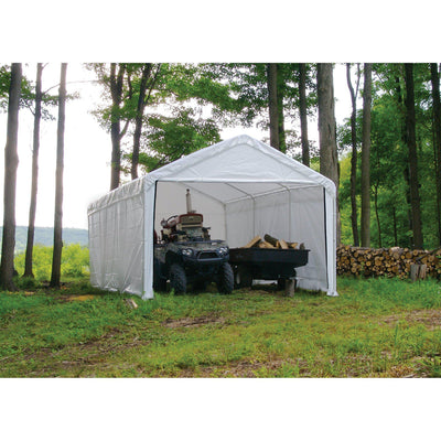 ShelterLogic Super Max 12 ft. x 20 ft. White Canopy Enclosure Kit, Canopy and Frame Sold Separately