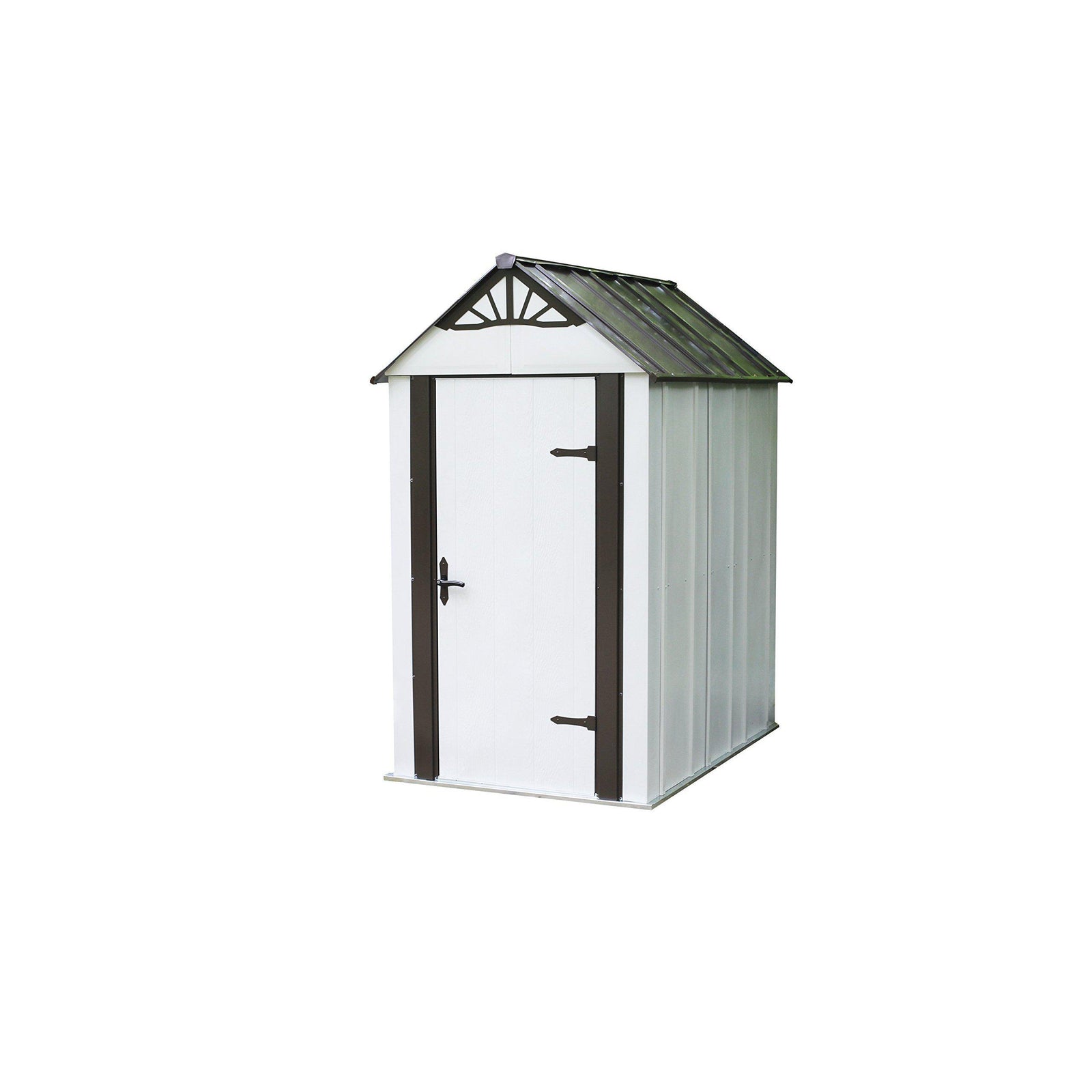 Arrow Designer Metro Shed, Java/Sand, 4 x 6 ft.