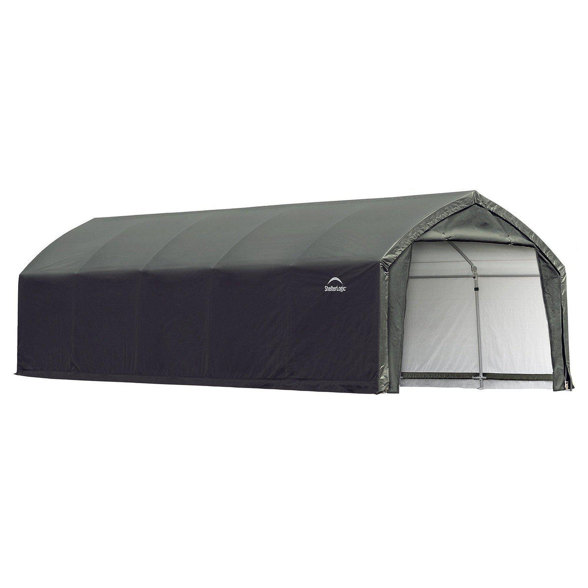 ShelterLogic 84580 Shelter ft Garages, 12 x 25 x 9', green