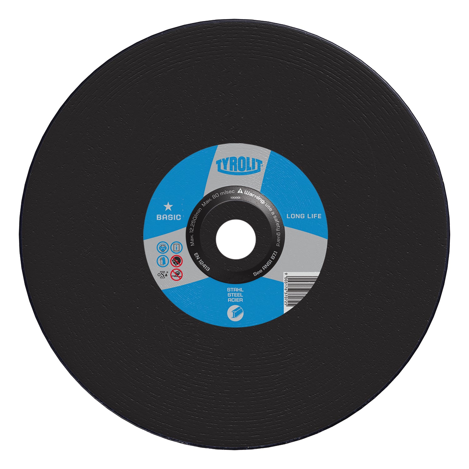 10PC 14" x 3/32" x 1" Tyrolit Abrasives BASIC Chop Saw Wheel